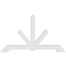 Ekena Millwork Vanguard Architectural Grade PVC Gable Bracket, 96"W x 56"H x 6"D x 6"F, 14/12 Pitch GBP096X56X0606VAN00 - alternate 4